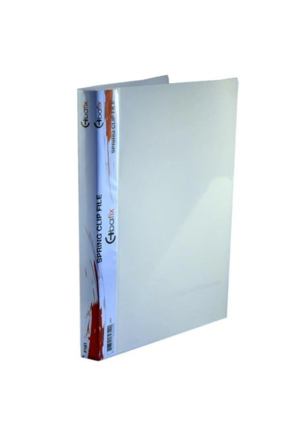 Bafix A4 Sıkıştırmalı Dosya Şeffaf (30 Lu Paket)