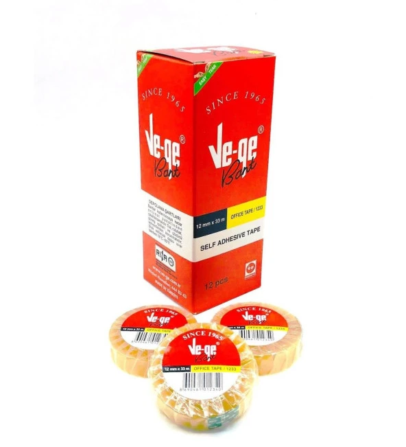 Vege 12X33Mt Selefon Bant 12 Li (Metal Kutuda) - 2