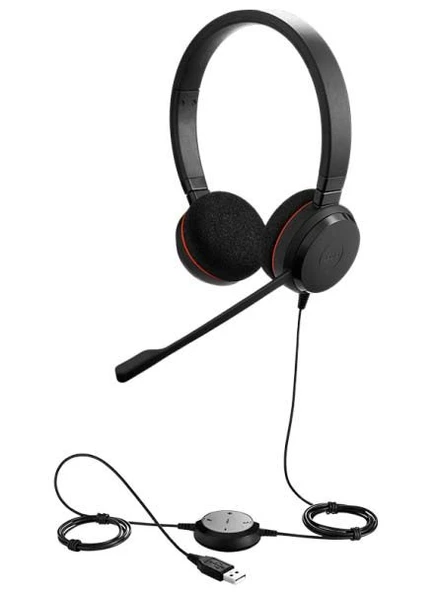Jabra 4999-823-109 Evolve 20 Duo Usb,Nc Ms, Kulaklıklı - Resim 8