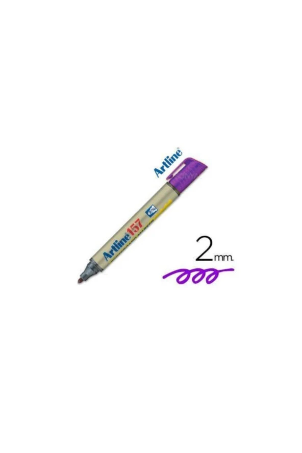 Artline Mor Tahta Kalemi Yuvarlak Uçlu Mor EK-157 12 Li (1 Paket 12 Adet)