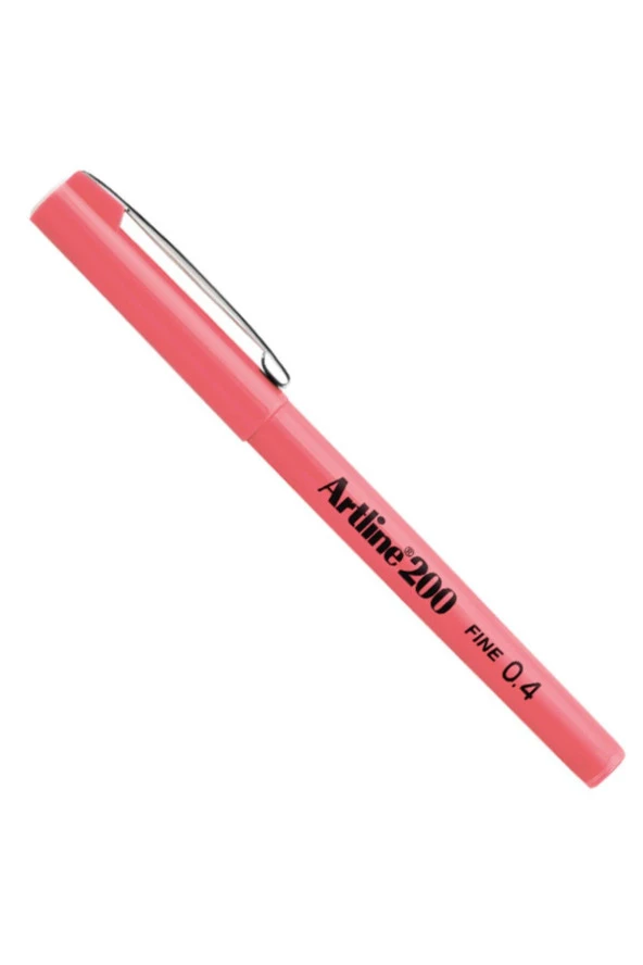 Artline Ek-200n Fine Writing Pen 0.4 Mm İnce Keçe Uçlu Kalem Pembe 12 Li (1 Paket 12 Adet)