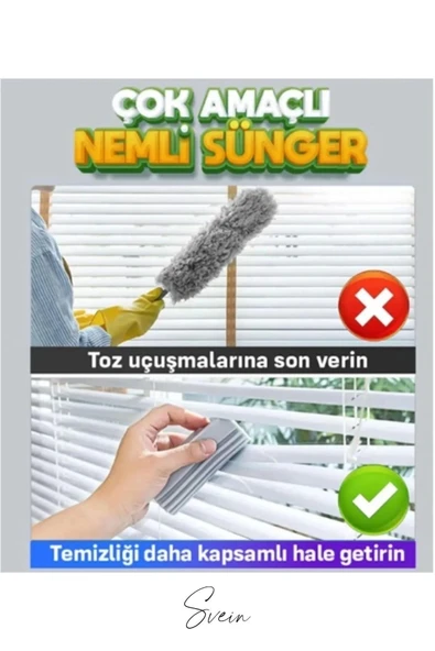 Sihirli Çok Amaçlı Nemli Silgi Toz Süngeri Mutfak Banyo Ev Araba Oto Temizlik Tekrar Kullanılabilir - 4