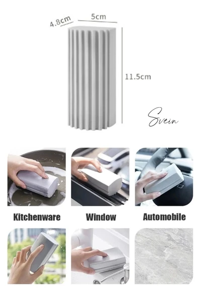 Sihirli Çok Amaçlı Nemli Silgi Toz Süngeri Mutfak Banyo Ev Araba Oto Temizlik Tekrar Kullanılabilir - 5