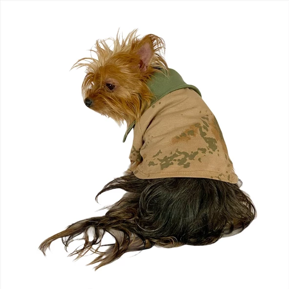 Komando Polo Yaka Tişört Köpek Kıyafeti Köpek Elbisesi - 6