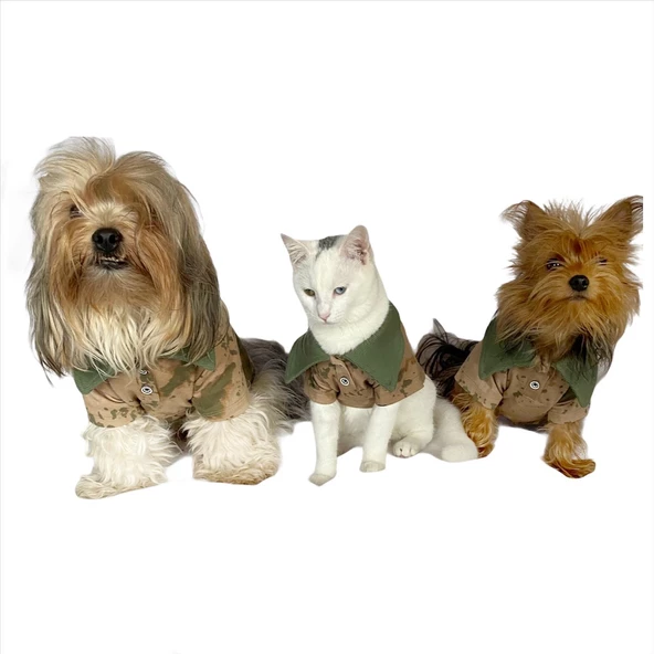 Komando Polo Yaka Tişört Köpek Kıyafeti Köpek Elbisesi - 11