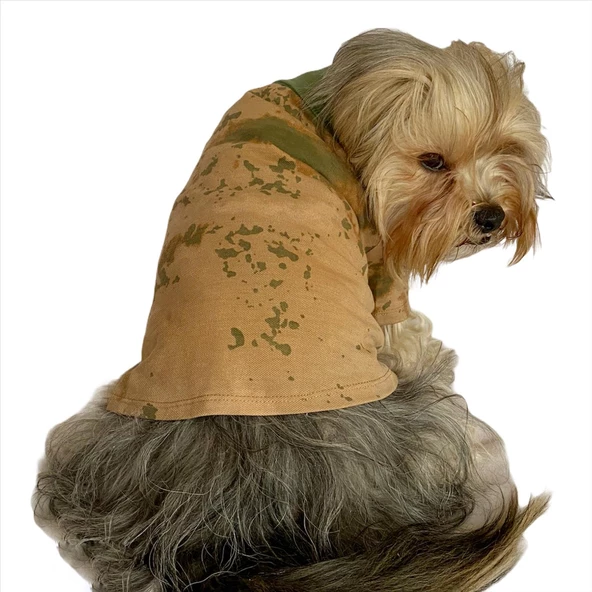 Komando Polo Yaka Tişört Köpek Kıyafeti Köpek Elbisesi - 8