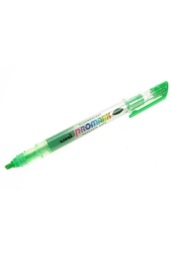 Uni-Ball Yeşil Fosforlu Kalem Promark Eye Cep Tipi Yeşil 12'li Kutu