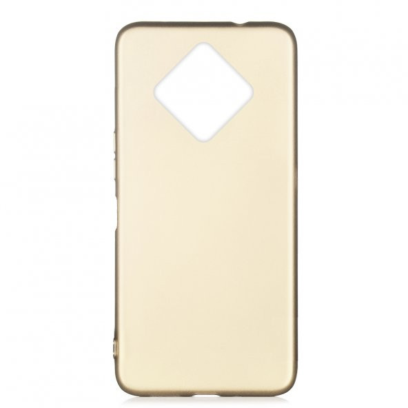 KNY İnfinix Zero 8 Kılıf Ultra İnce Mat Silikon Gold