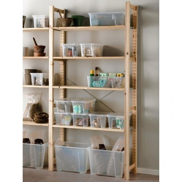IKEA Samla Saklama Kabı Kutusu Şeffaf 11 LT - 4