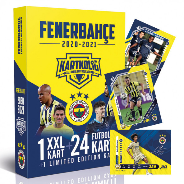 FB - FENERBAHÇE 2020-2021 LİSANSLI İMZALI SEZON TARAFTAR FUTBOLCU OYUNCU FUTBOL KARTLARI KARTKOLİG