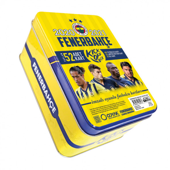 FB FENERBAHÇE 2020-2021 LİSANSLI İMZALI SEZON TARAFTAR FUTBOLCU OYUNCU FUTBOL KARTLARI KİCK OFF BOX - 1