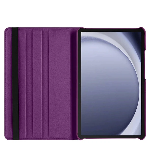 Zore Galaxy ile uyumlu Tab A9 Dönebilen Standlı Kılıf - Resim 6