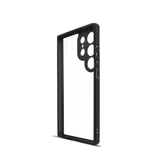 Zore Galaxy ile uyumlu S24 Ultra Kılıf Kamera Korumalı Şeffaf Arka Yüzey New Roll Kapak - 4