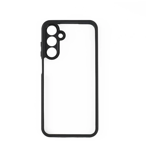 Zore Galaxy ile uyumlu A15 Kılıf Kamera Korumalı Şeffaf Arka Yüzey New Roll Kapak - 1