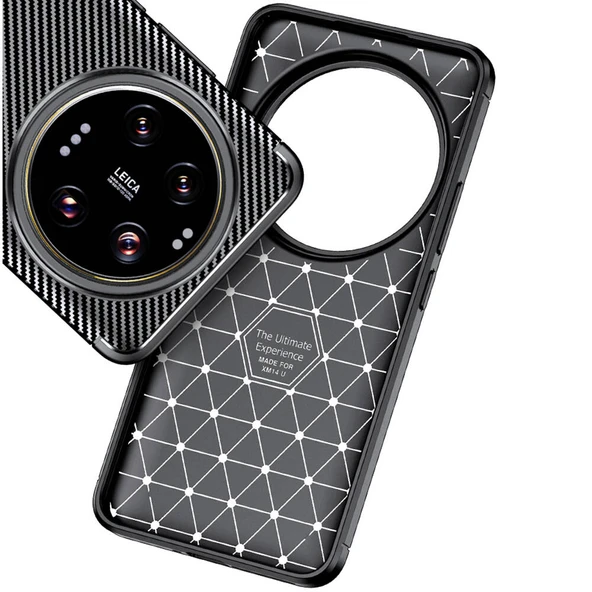 Zore Xiaomi ile uyumlu Mi 14 Ultra Kılıf Negro Silikon Kapak - 6