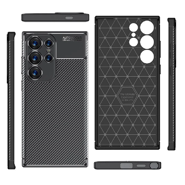 Zore Galaxy ile uyumlu S24 Ultra Kılıf Negro Silikon Kapak - 3