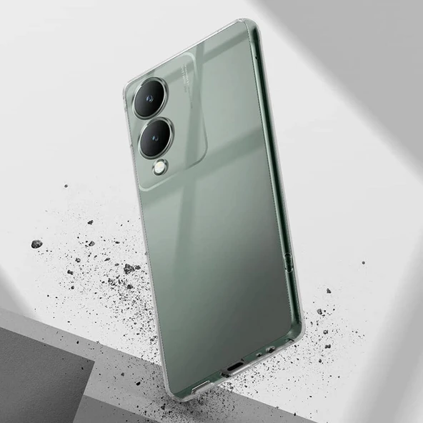 Zore Vivo ile uyumlu Y17S Kılıf Süper Silikon Kapak - 2