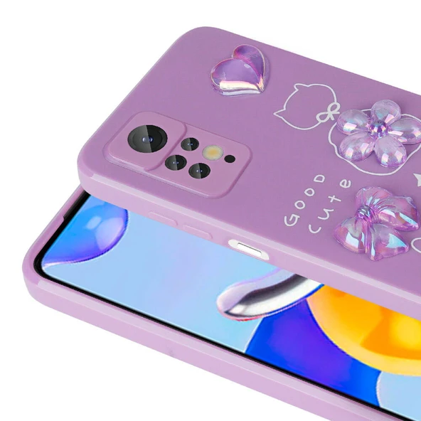 Zore Xiaomi ile uyumlu Redmi Note 12 Pro 4G Kılıf Kabartma Figürlü Parlak Toys Silikon Kapak - 4