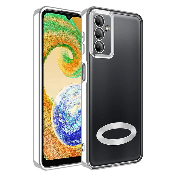 Zore Galaxy ile uyumlu A05S Kılıf Kamera Korumalı Logo Gösteren Omega Kapak - 8