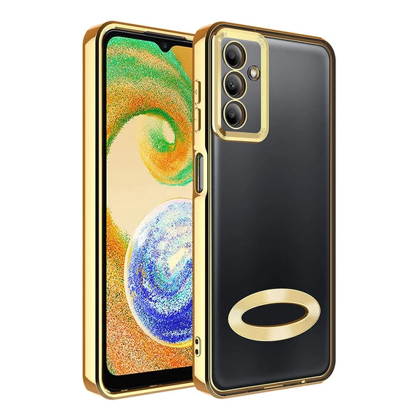 Zore Galaxy ile uyumlu A05S Kılıf Kamera Korumalı Logo Gösteren Omega Kapak - 7