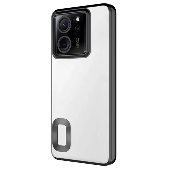 Zore Xiaomi ile uyumlu Mi 13T Kılıf Kamera Korumalı Logo Gösteren Omega Kapak - 8