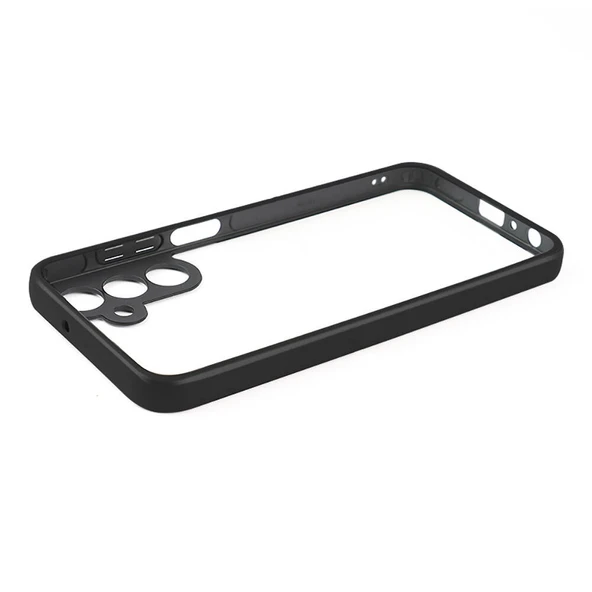 Zore Galaxy ile uyumlu A25 Kılıf Kamera Korumalı Şeffaf Arka Yüzey New Roll Kapak - 7