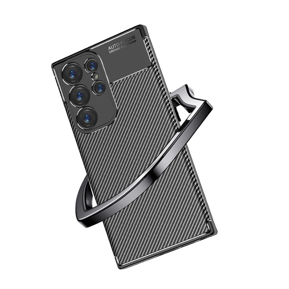 Zore Galaxy ile uyumlu S24 Ultra Kılıf Negro Silikon Kapak - 4