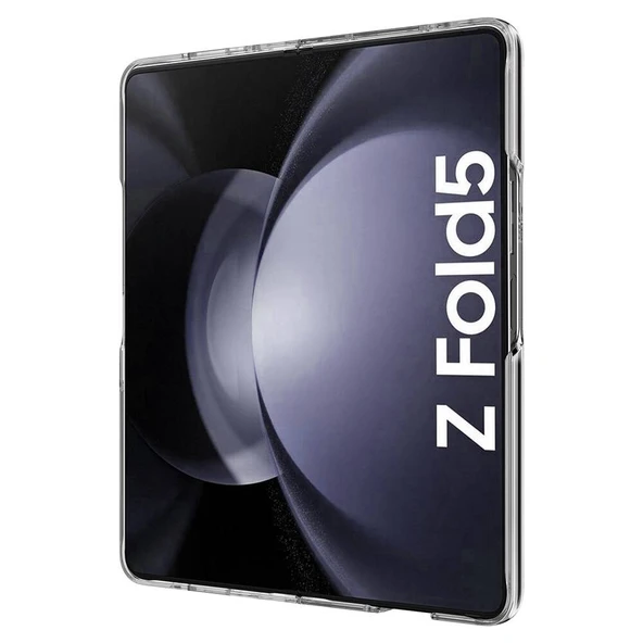 Zore Galaxy ile uyumlu Z Fold 5 Kılıf Droga Kapak - 5