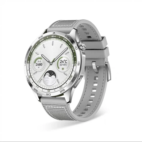 Zore Huawei ile uyumlu Watch GT 3 46mm KRD-102 22mm Silikon Kordon - 10