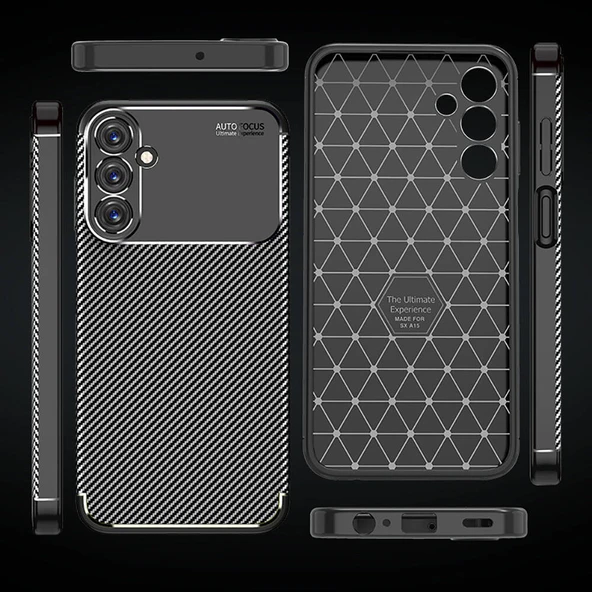 Zore Galaxy ile uyumlu A15 Kılıf Negro Silikon Kapak - 5