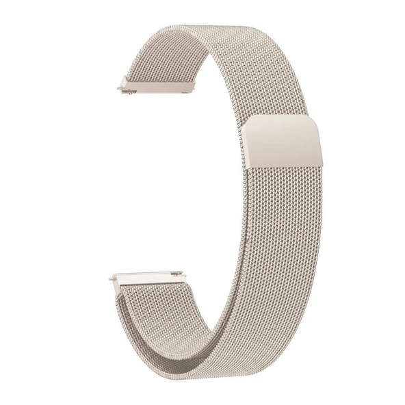 Zore Huawei ile uyumlu GT4 41mm KRD-01 18mm Metal Hasır Kordon - 9