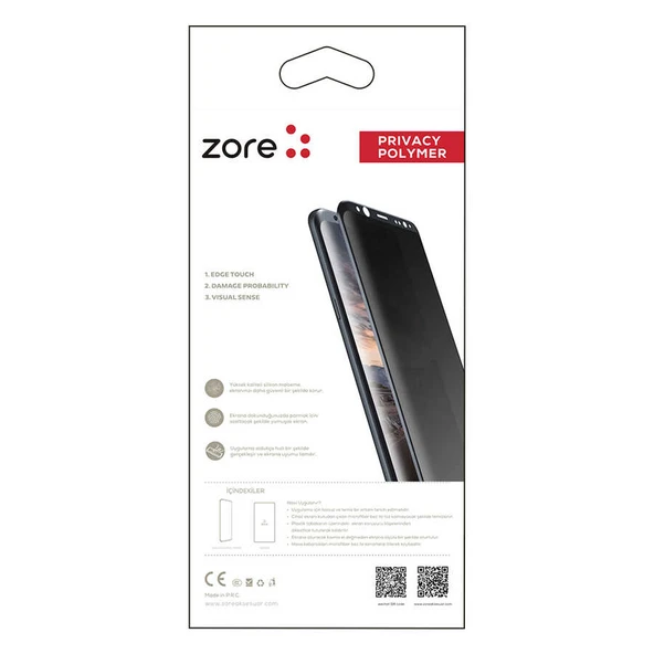 Zore Galaxy ile uyumlu S24 Ultra Privacy Polymer Nano Ekran Koruyucu - Resim 2