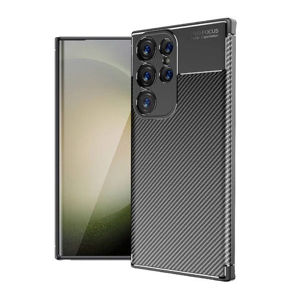 Zore Galaxy ile uyumlu S24 Ultra Kılıf Negro Silikon Kapak - 1