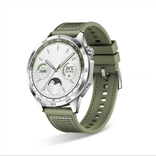 Zore Huawei ile uyumlu Watch GT 3 46mm KRD-102 22mm Silikon Kordon - 11