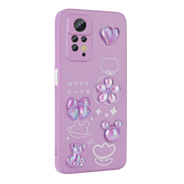 Zore Xiaomi ile uyumlu Redmi Note 12 Pro 4G Kılıf Kabartma Figürlü Parlak Toys Silikon Kapak - 3