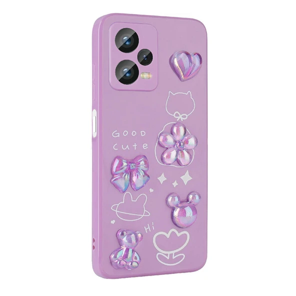 Zore Xiaomi ile uyumlu Redmi Note 12 Pro Plus 5G Kılıf Kabartma Figürlü Parlak Toys Silikon Kapak - 3