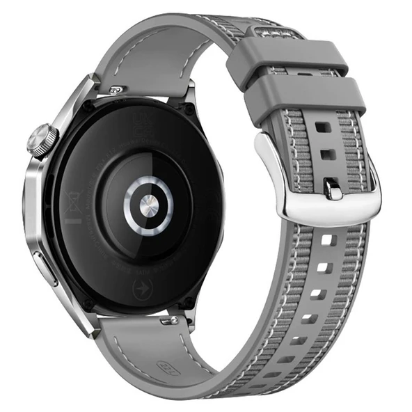 Zore Huawei ile uyumlu Watch GT 3 46mm KRD-102 22mm Silikon Kordon - 8