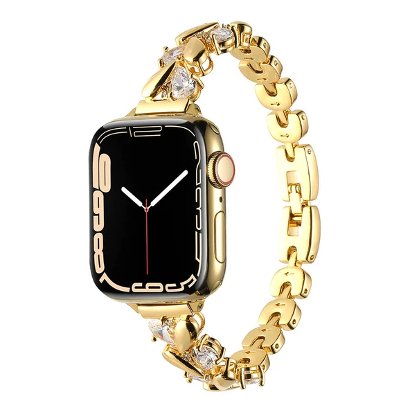 Zore Apple ile uyumlu Watch 7 41mm KRD-103 Metal Kordon - 7