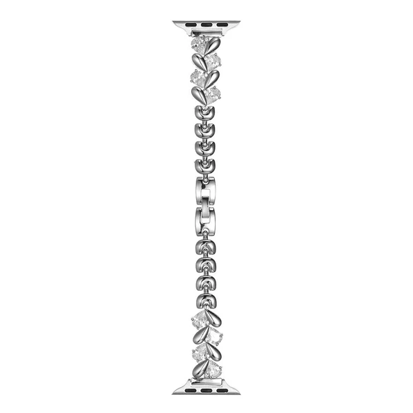 Zore Apple ile uyumlu Watch 7 41mm KRD-103 Metal Kordon - 5