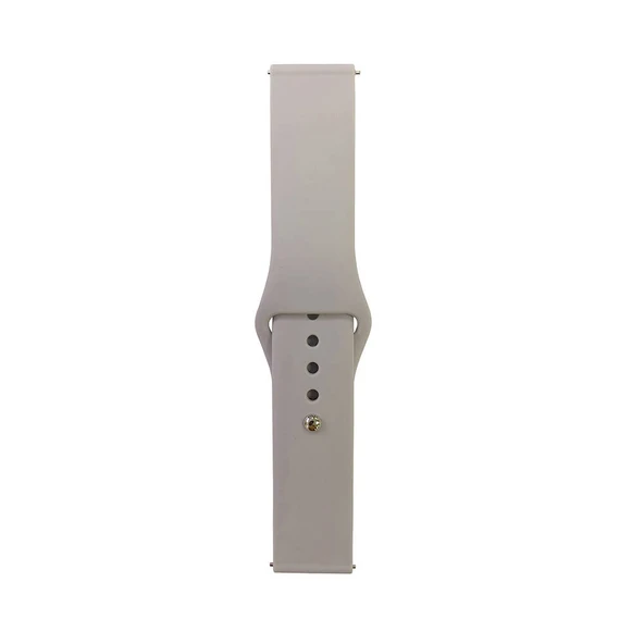 Gear S2 Band Serisi 20mm Klasik Kordon Silikon Strap Kayış - 12