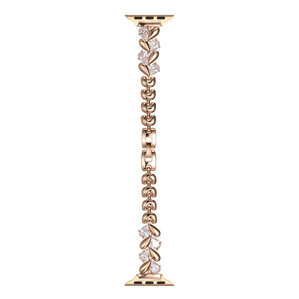 Zore Apple ile uyumlu Watch 7 41mm KRD-103 Metal Kordon - 3