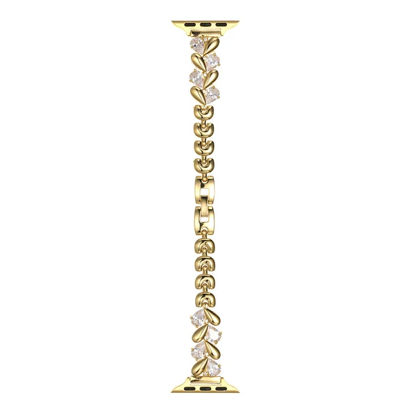 Zore Apple ile uyumlu Watch 7 41mm KRD-103 Metal Kordon - 4