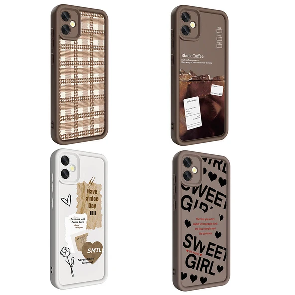 Zore Galaxy ile uyumlu A05 Kılıf Kamera Korumalı Baskılı Arka Yüzey Klas Kapak - 9