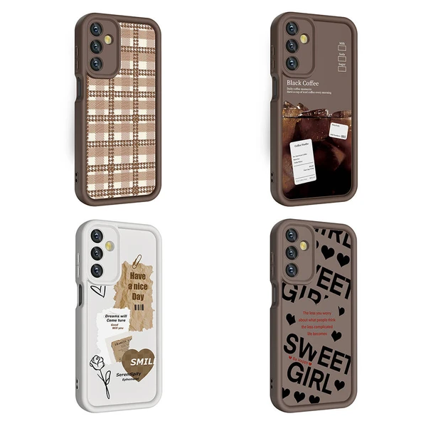 Zore Galaxy ile uyumlu A05S Kılıf Kamera Korumalı Baskılı Arka Yüzey Klas Kapak - 9