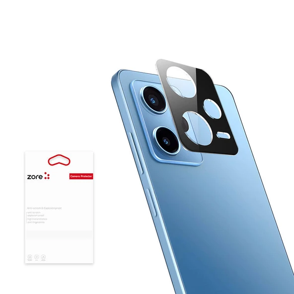 Zore Xiaomi ile uyumlu Redmi Note 12 Pro 5G 3D Kamera Camı