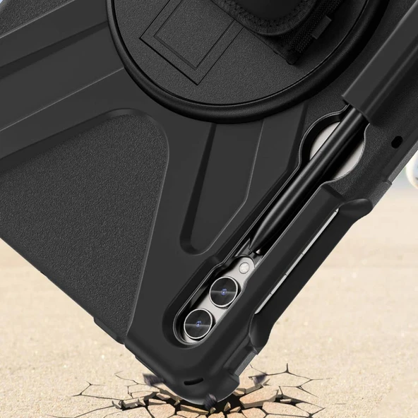 Zore Galaxy ile uyumlu Tab S9 FE Plus Defender Tablet Silikon - 11