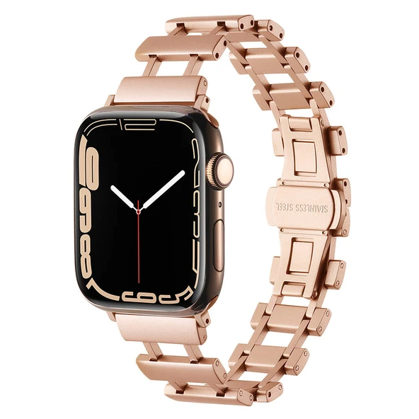 Zore Apple ile uyumlu Watch Ultra 49mm KRD-96 Metal Kordon - 4