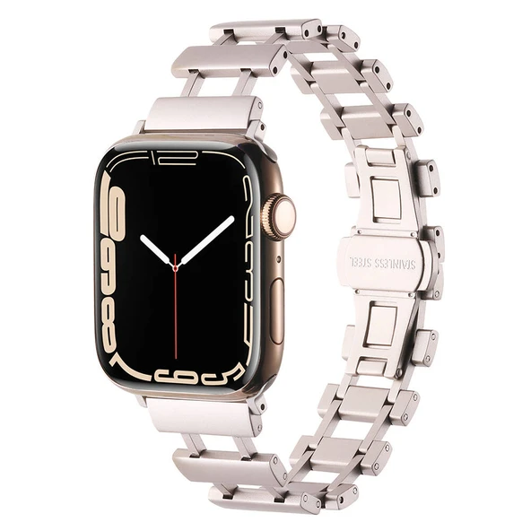 Zore Apple ile uyumlu Watch Ultra 49mm KRD-96 Metal Kordon - 5