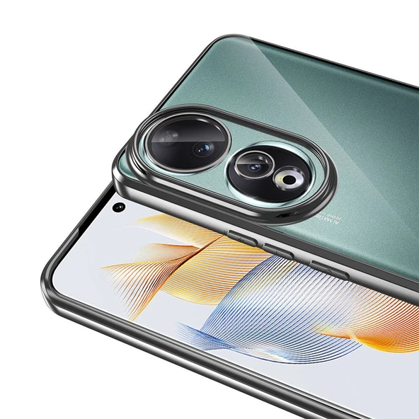 Zore Honor 90 Kılıf Kamera Korumalı Logo Gösteren Omega Kapak - Resim 8