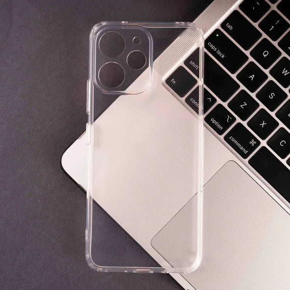Zore Xiaomi ile uyumlu Redmi 12 4G Kılıf 2mm Anti Shock Silikon